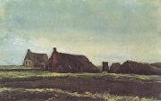 Vincent Van Gogh Farmhouses (nn04) oil painting